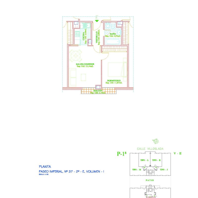 1 PLANO VIVIENDA 2 E